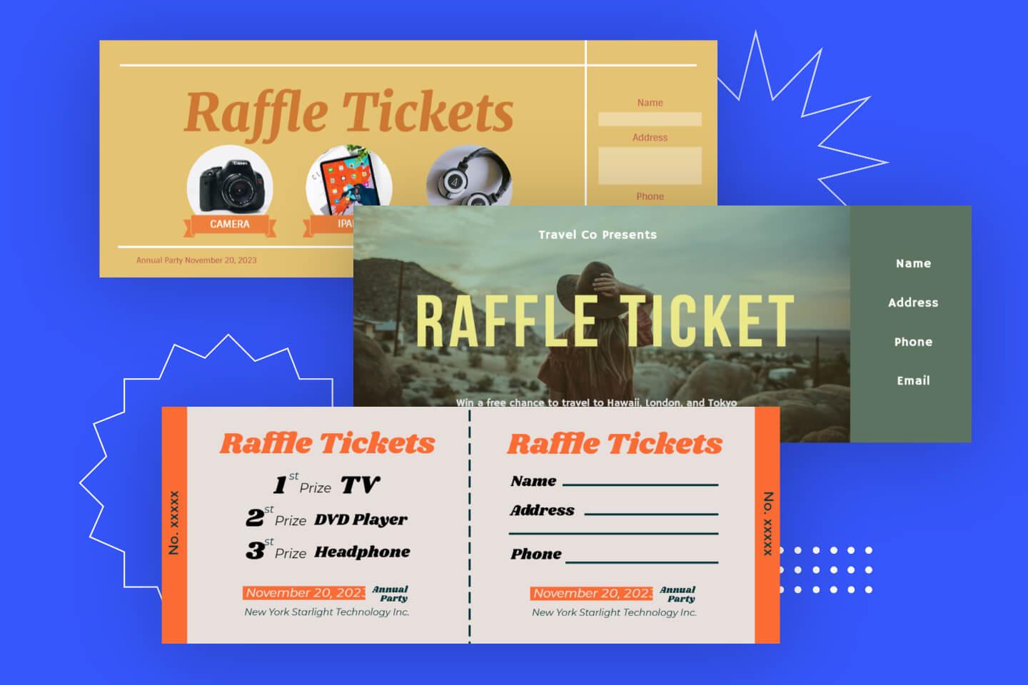 Cake Raffle Ticket Template Home Design Ideas