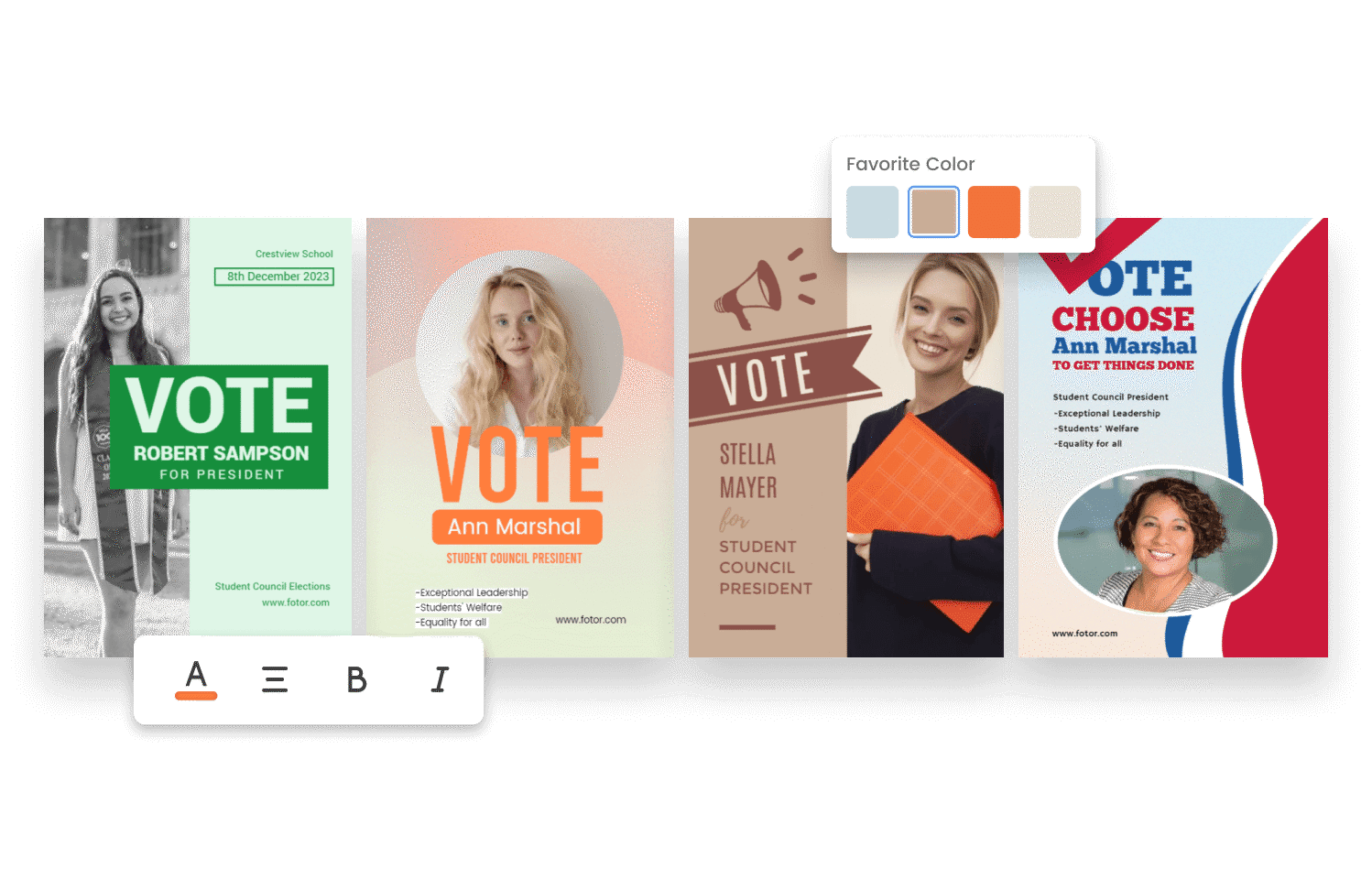 school election posters