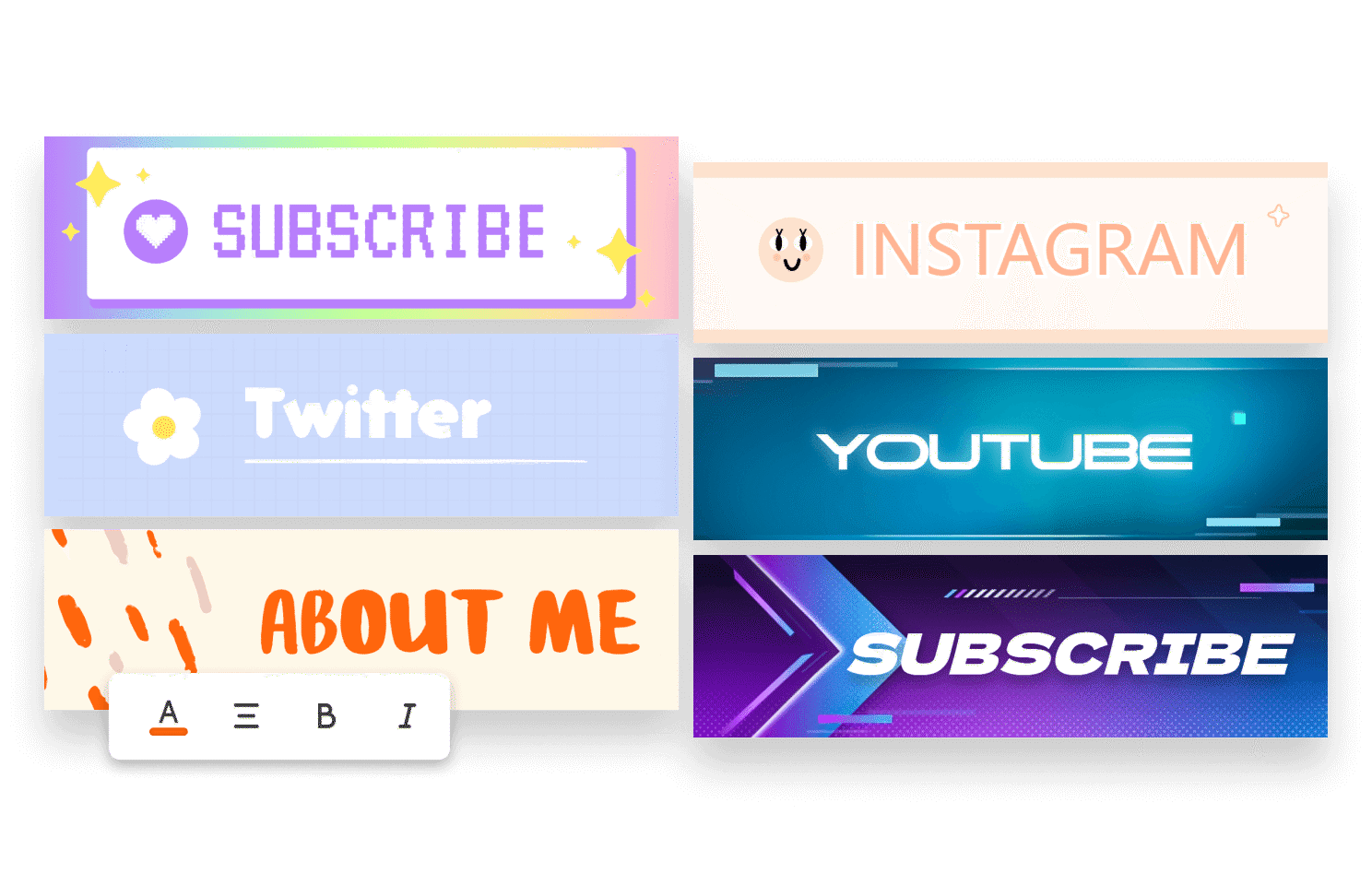 Free Twitch Panels - Maker and Templates