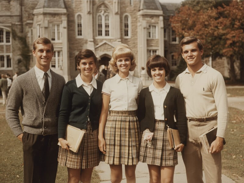 A group photo with multiple people