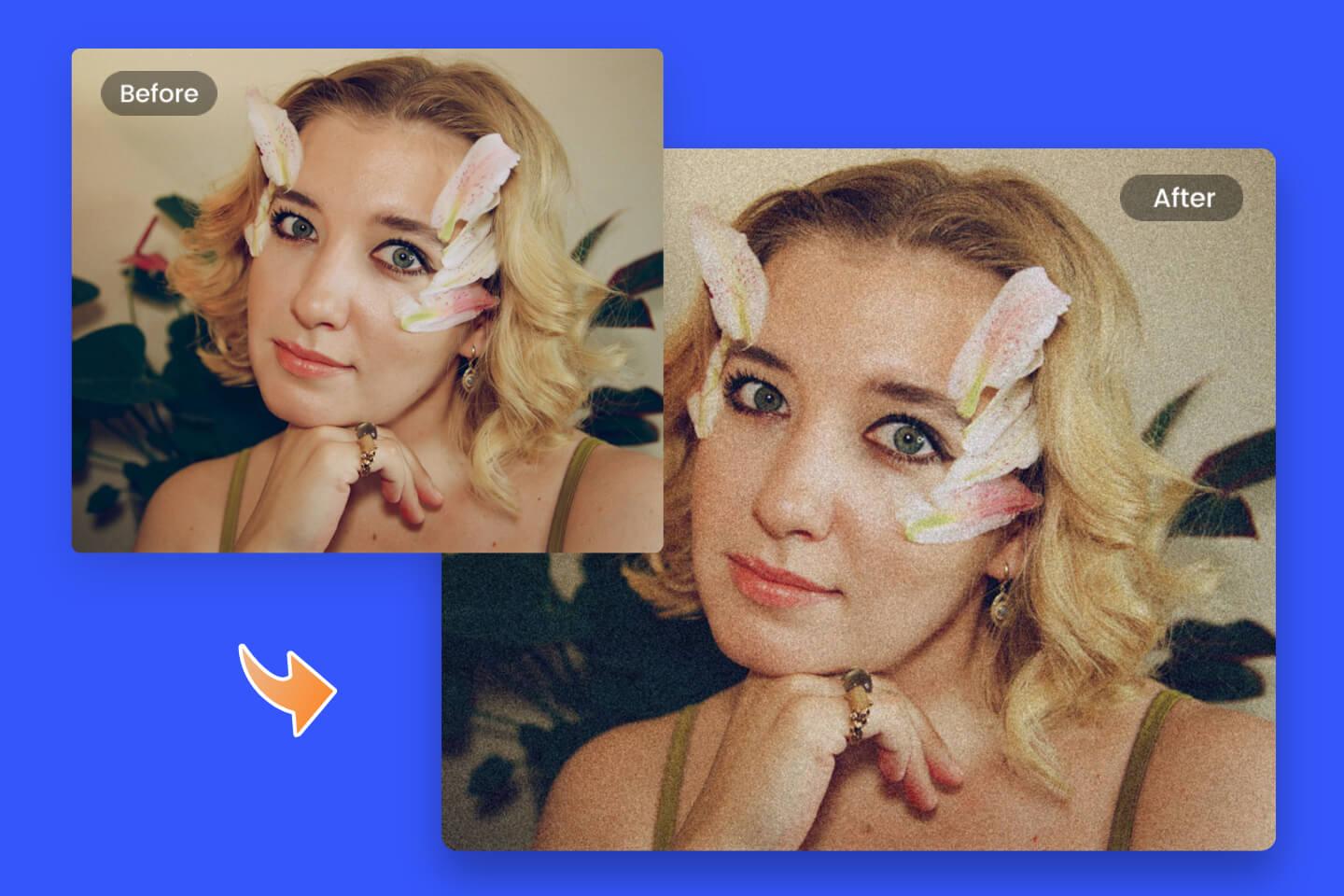 Add Noise To Image Online For Free Fotor