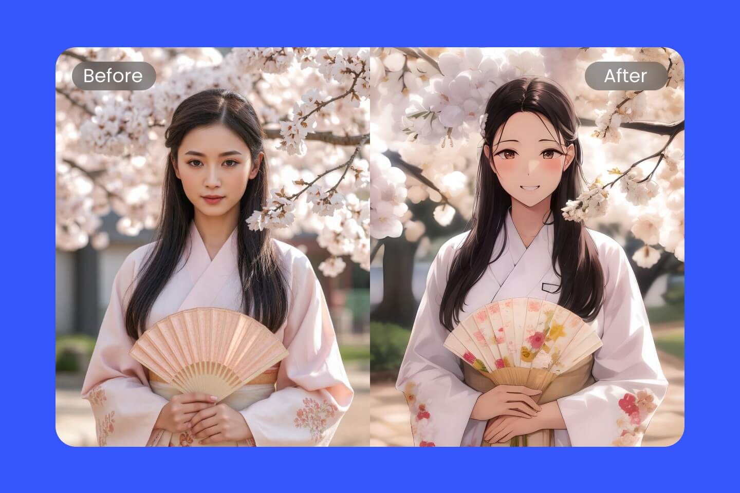 画像からAIイラスト生成写真を元にイラスト作成