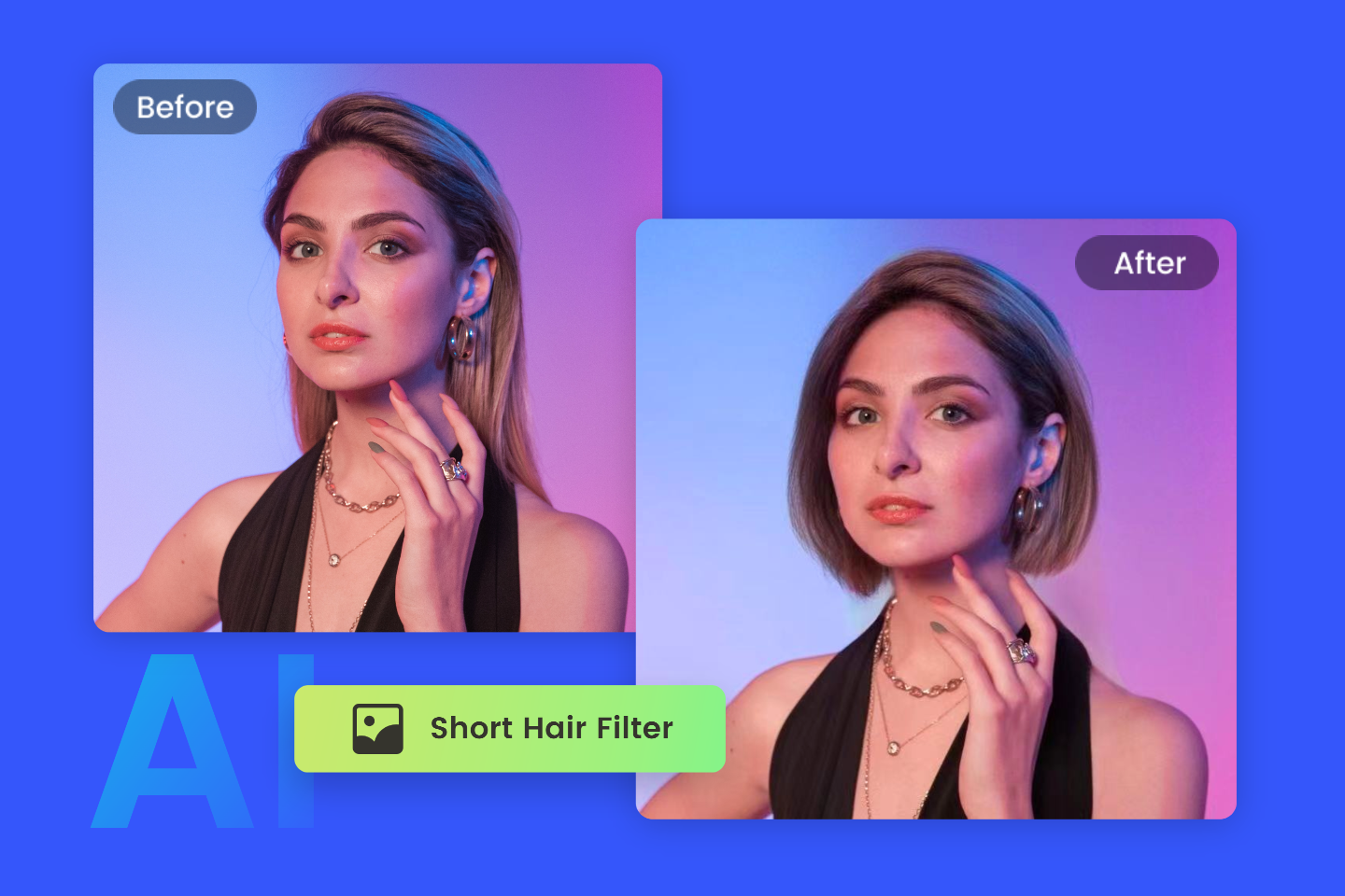 Short Hair Filter Try On Virtual Haircut Styles Online With AI Fotor