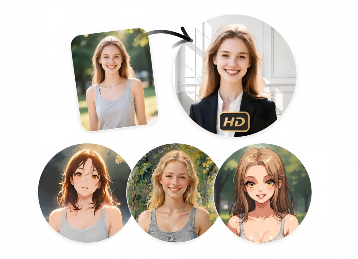 Banner for fotor avatar maker feature page