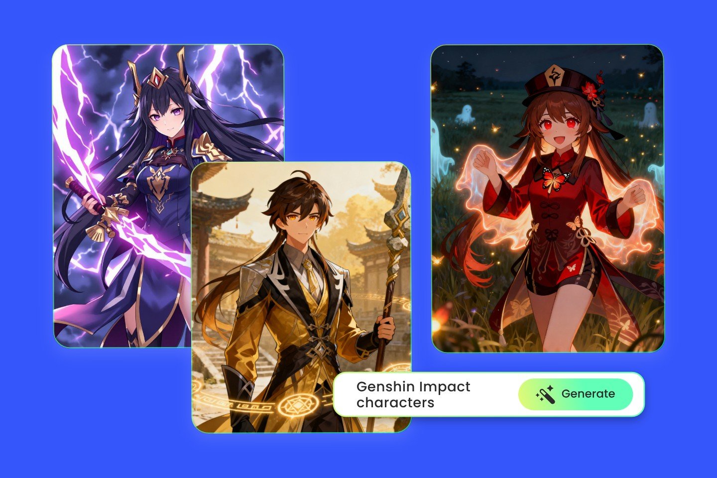 Banner for fotor genshin oc maker feature page