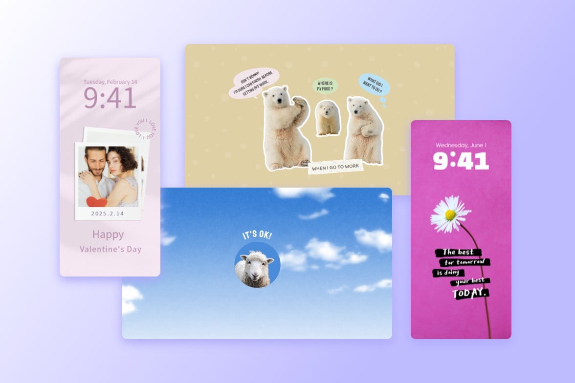Banner for fotor wallpaper maker feature page