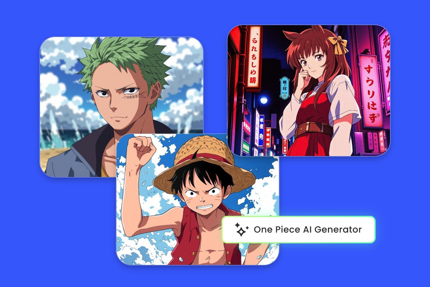 Banner for one piece ai generator