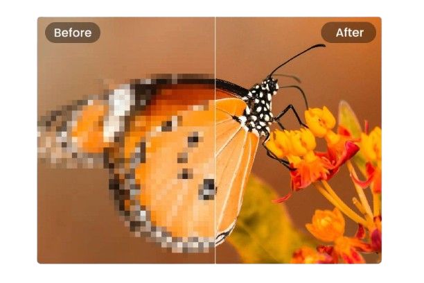 Bild entpixeln online mit fotor