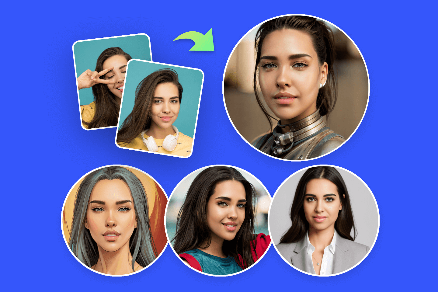 Avatar Creator Face Graphics, Designs & Templates