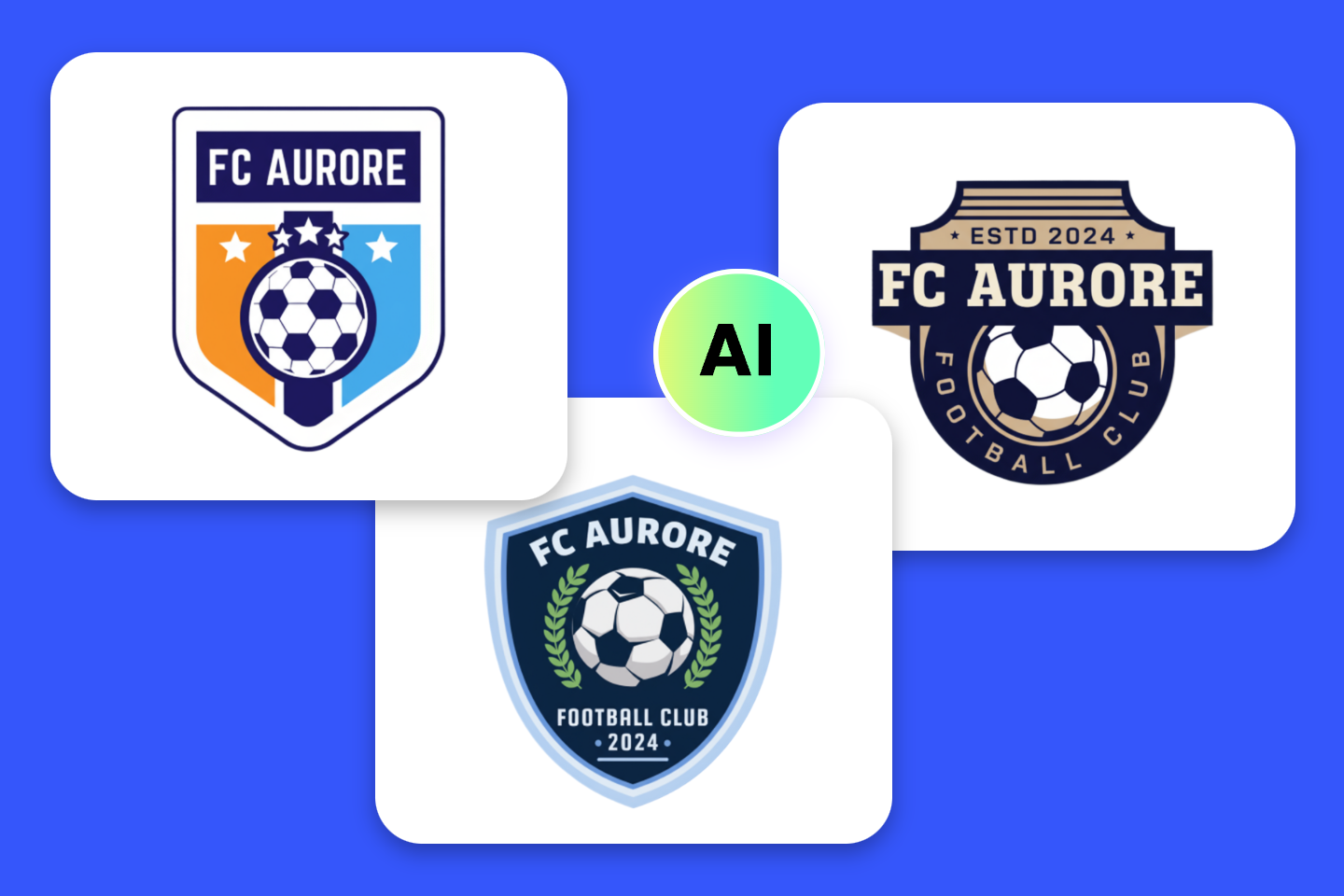 Creer un logo de foot ia