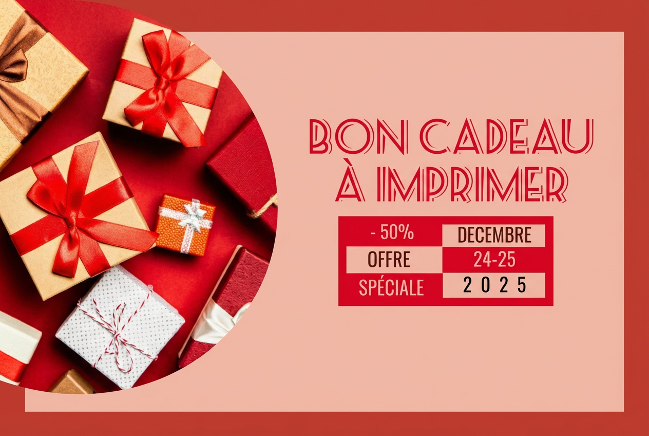 Créer un bon cadeau à personnaliser et imprimer
