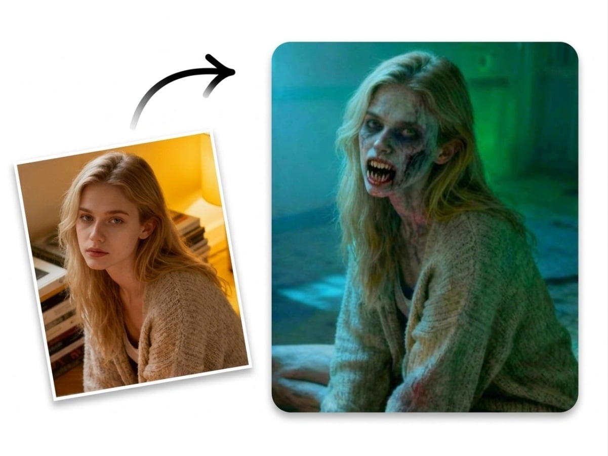 Fotor ai zombie filter feature page banner image