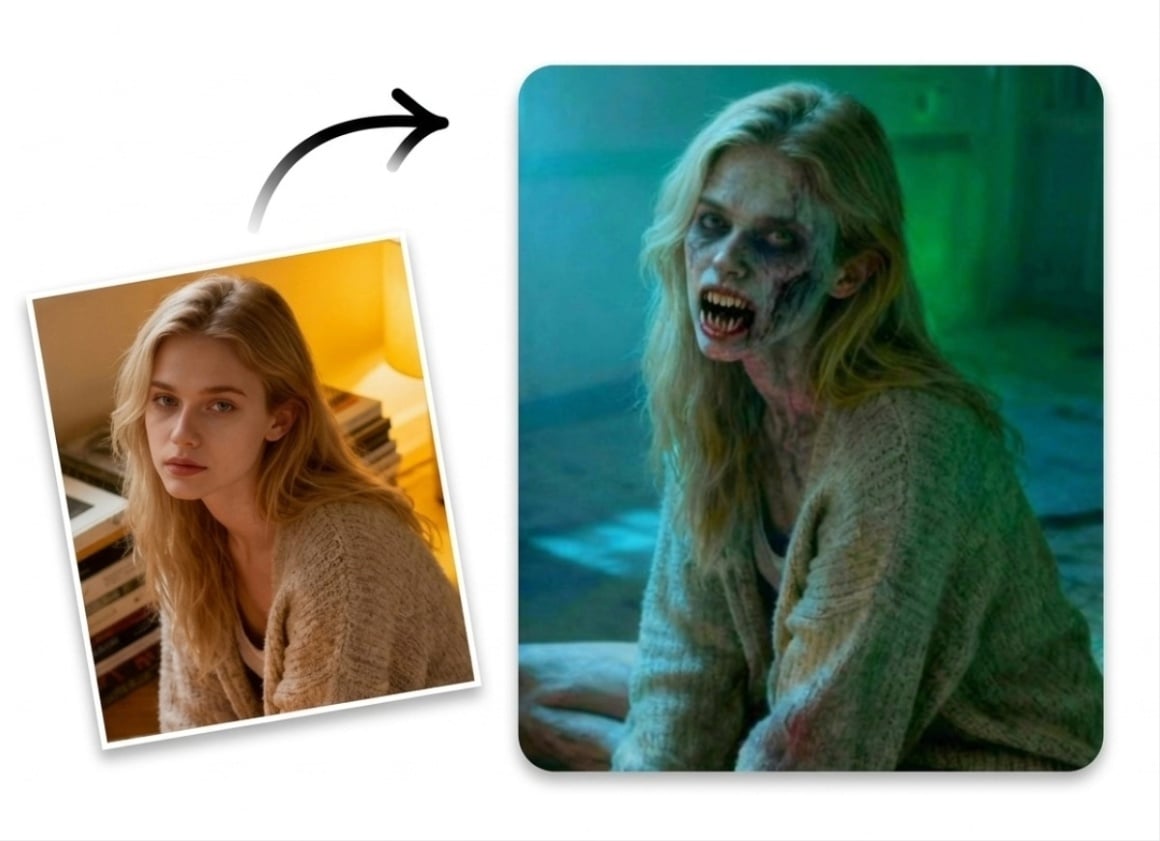 Fotor ai zombie filter feature page banner image