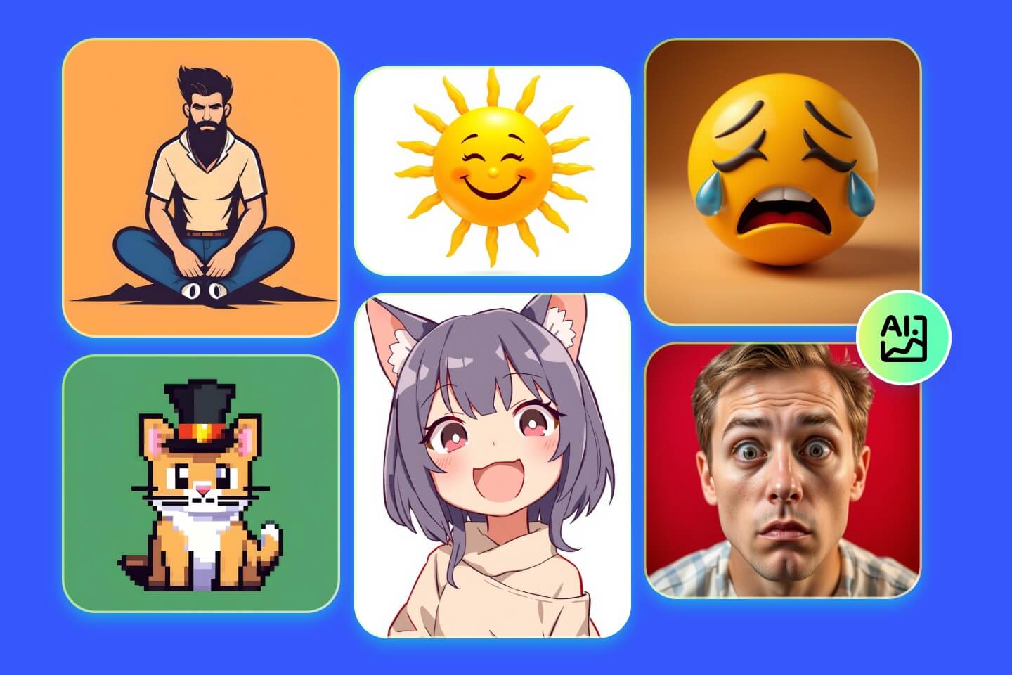 Make all kinds of emojis as you want in fotor ai emoji generator