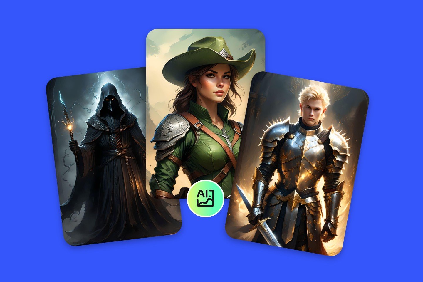 Make your own dnd characters with simple prompts in fotor dnd ai art generator