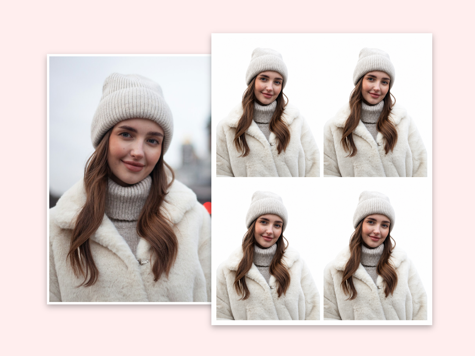 Passport photo maker