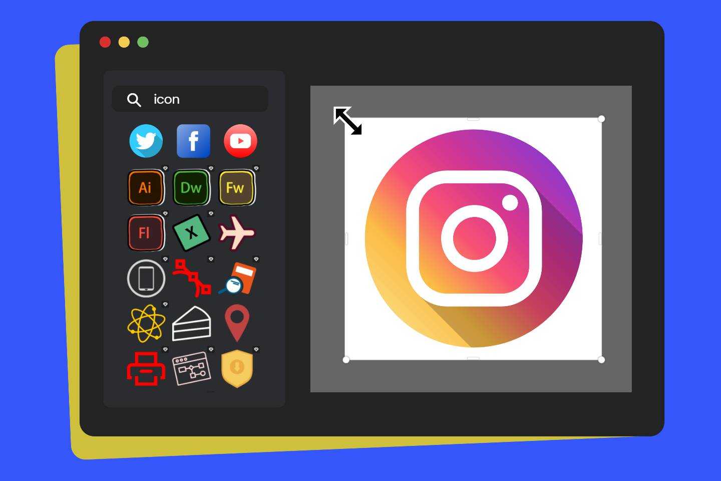 Resize Icons Online Free Icon Resizer Fotor