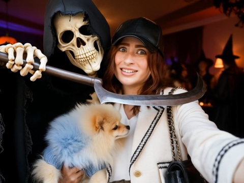 Spooky sefile video frame