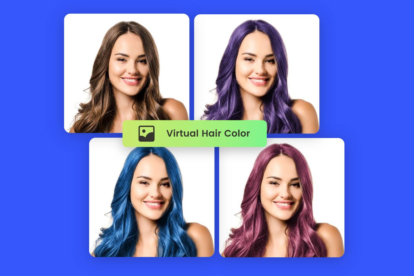 Try on different virtual hair colors with fotor online haircolor try on tool