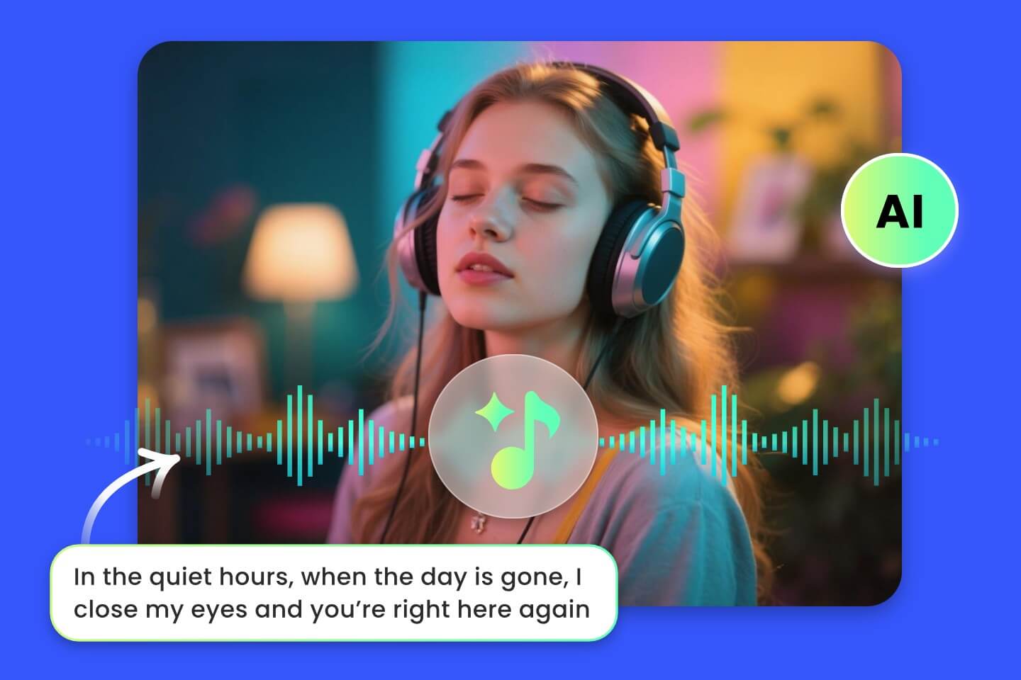 Use fotor ai music generator to make music from lyrics