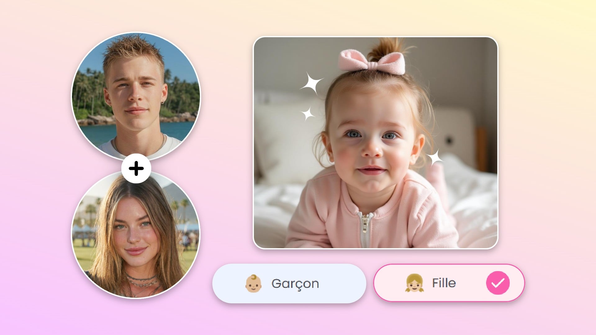 Générateur du visage de futur bébé gratuit