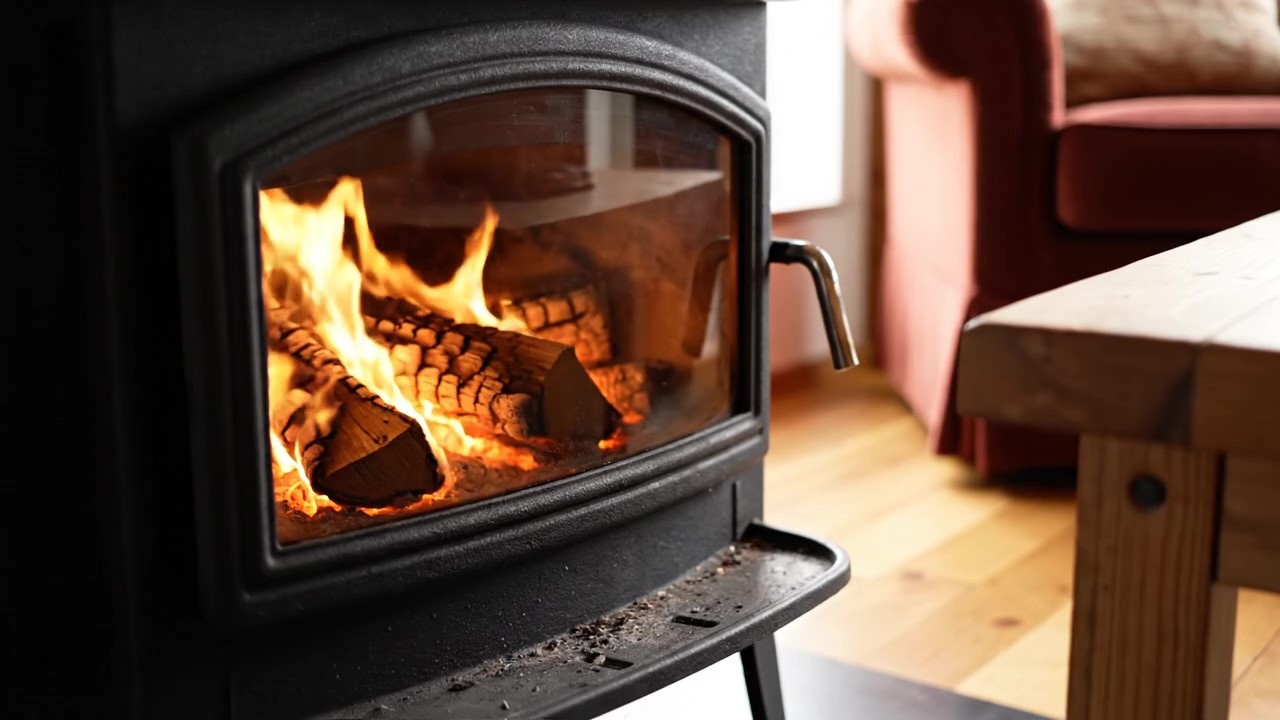 Wood burning asmr video